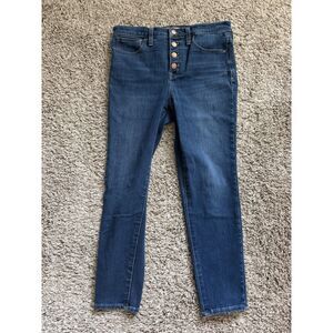 Madewell 10" High-Rise Skinny Jeans, Size 28
